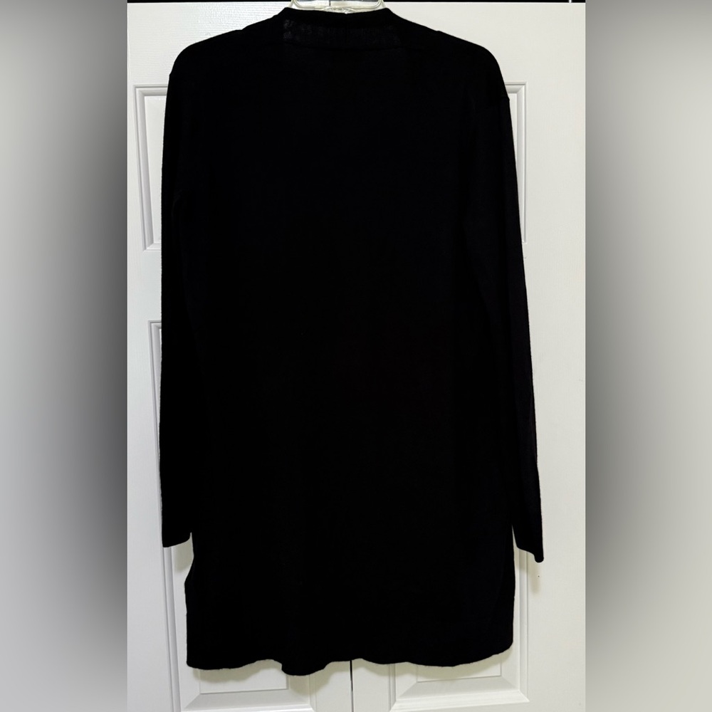 Polo Ralph Lauren Women’s Small Open Front Nylon Blend Cardigan Sweater Pockets - Picture 6 of 6
